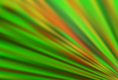 Dar çizgileri olan açık yeşil vektör deseni. Bulanık arkaplanda gradyanı olan çizgiler. İş broşürleri, broşürler için desen.