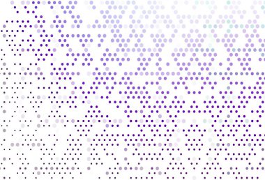 Dairesel açık mor vektör şablonu. Bulanık yağmur damlaları olan soyut bir çizim. Suyun deseni, yağmur damlaları.