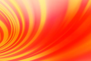 Lav şekilli açık kırmızı vektör deseni. Değişken çizgileri olan renkli soyut çizimler. Marka kitabı için zarif desen.