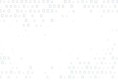 Işık Mavisi vektör kapağı dairelerle, küplerle. Daireleri olan renkli bir illüstrasyon, doğa tarzında kareler. Posterler, afişler için tasarım.