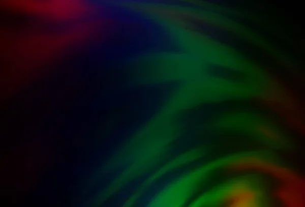 Темный Разноцветный Размытый Фон Вектора Рейнбоу Новая Цветная Иллюстрация Стиле — стоковый вектор