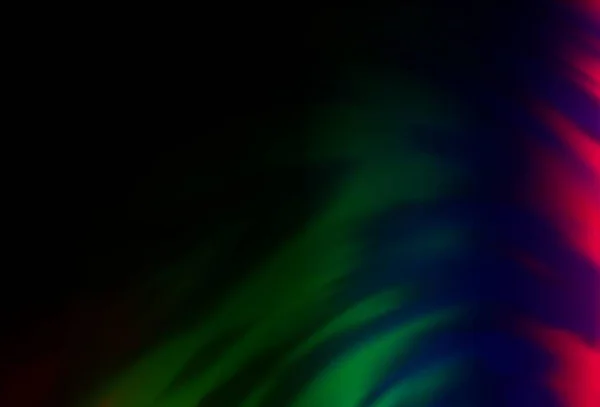 Modèle Abstrait Sombre Multicolore Vecteur Arc Ciel Flou Brillance Illustration — Image vectorielle