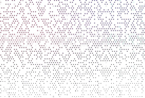 Noktalı açık pembe vektör arkaplanı. Doğa tarzında bulanık halkaları olan güzel renkli çizimler. Posterler, afişler için tasarım.