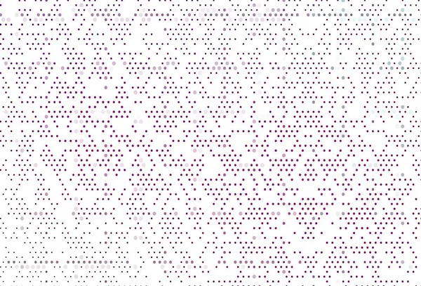 Noktalı açık mor vektör arkaplanı. Parlak renkli soyut çemberlerin olduğu bir resim. Güzel web siteleri için desen.