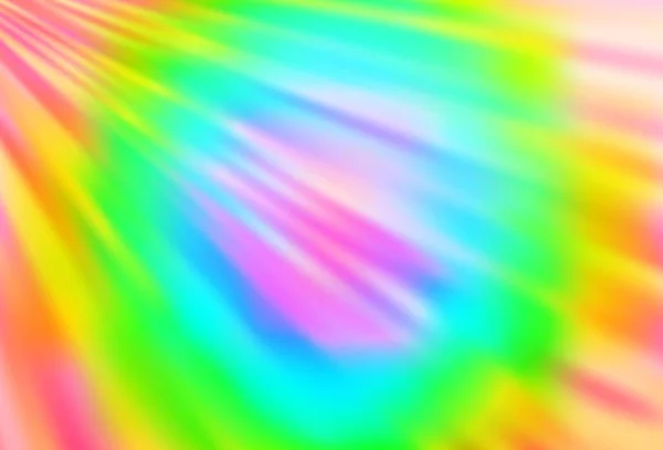 Light Multicolor Rainbow Vektor Textur Med Färgade Linjer Glitter Abstrakt — Stock vektor