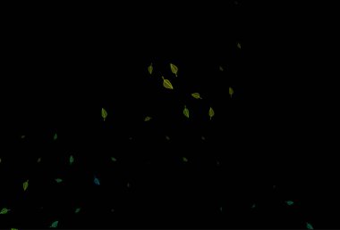 Koyu Mavi, Sarı vektör çizim arkaplanı.