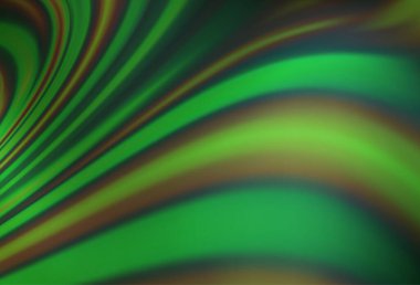 Kabarcık şekilli açık yeşil vektör arkaplanı.