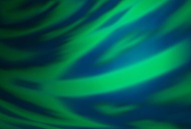 Açık yeşil vektör bulanık ve renkli desen. Yaratıcı illüstrasyon, yarım tonlu ve eğimli. Tasarımlar için arka plan.