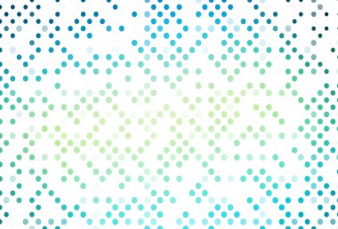 Açık Mavi, küreli sarı vektör deseni.