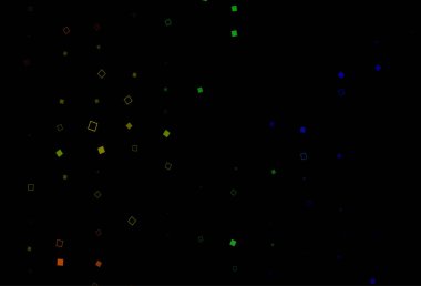 Koyu Çokrenkli, Gökkuşağı vektör arkaplan çizgileri, dikdörtgenler.