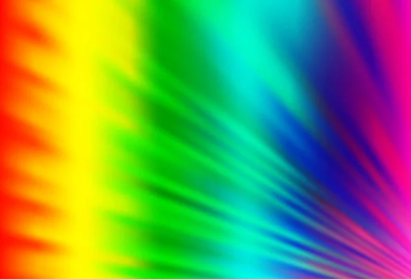 ライトマルチカラー 細い線でレインボーベクトルパターン — ストックベクタ