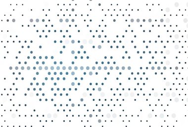 Çember şekilli açık mavi vektör düzeni. Renkli su damlaları olan modern soyut çizimler. Güzel web siteleri için desen.