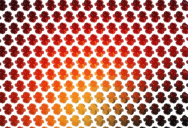 Açık Kırmızı, lav şekilli sarı vektör şablonu.