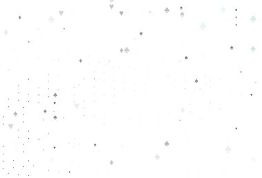 Poker sembollü Açık Kırmızı vektör şablonu.