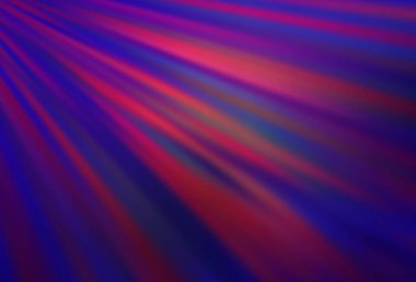 Düz çizgileri olan koyu mor vektör düzeni. Bulanık arkaplanda gradyanı olan çizgiler. İş broşürleri, broşürler için desen.