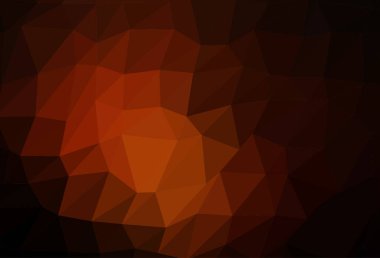 Koyu kırmızı vektör çokgen arkaplanı.