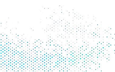 Kristallerle, dairelerle, karelerle vektör şablonu. Renkli noktaları, çizgileri, küpleri olan soyut çizimler. İş ilanları, broşürler, broşürler için desen