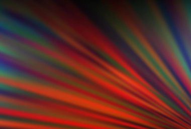 Koyu mavi, dar çizgileri olan kırmızı vektör deseni. Bulanık dekoratif tasarım basit bir şekilde çizgilerle. Web siteleri, iniş sayfaları için desen.