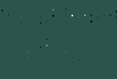 Küreli açık yeşil vektör deseni.