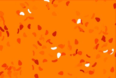 Rastgele biçimlerde Açık Turuncu vektör dokusu.