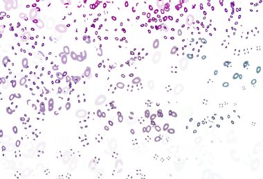 Disklerle hafif Mor vektör dokusu.