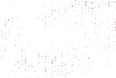 Matematik sembollü Açık Turuncu vektör dokusu.