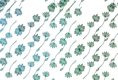 Açık Mavi, Yeşil vektör karalama düzeni.