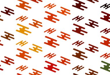 Dar çizgileri olan açık kırmızı, sarı vektör deseni.