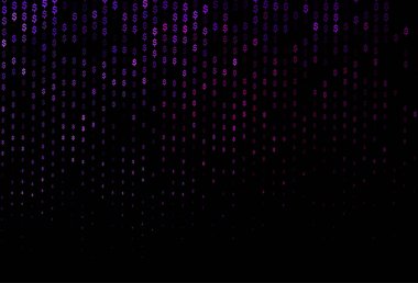 Koyu pembe, dolar ile mavi vektör şablonu, USD, ABD.