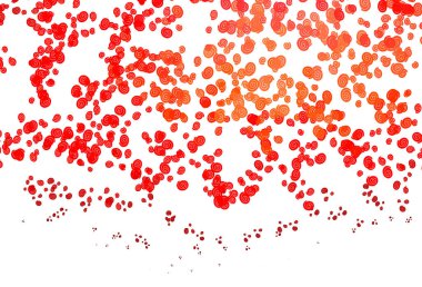 Bükülmüş kurdeleli Açık Kırmızı vektör arkaplanı.