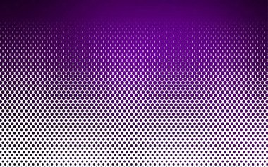 Kristallerle, dairelerle, karelerle vektör şablonu. Renkli noktaları, çizgileri, küpleri olan soyut çizimler. İş ilanları, broşürler, broşürler için desen