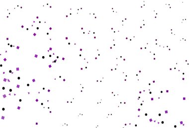 Dairesel çokgen biçiminde hafif Mor vektör deseni.