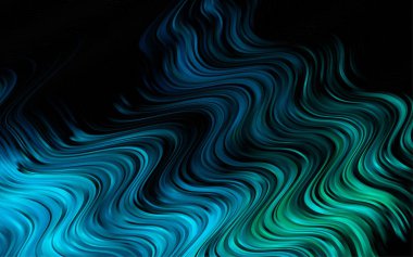 Farklı şekil ve renkte bulanık çizgiler. Gradyanı olan belirsiz bir soyut çizim. İşiniz için yepyeni bir tasarım.. 