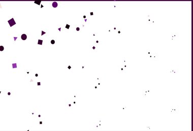 Dairesel, küplü, polimer biçiminde hafif Mor vektör dokusu.