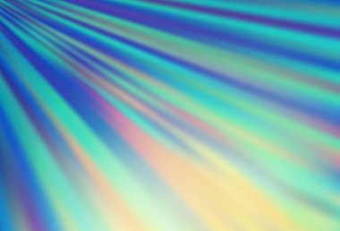 Açık mavi, tekrarlanan çubuklu yeşil vektör şablonu. Renkli çubuklarla gösterişli soyut çizimler. Reklamınız, posteriniz, afişiniz için en iyi tasarım.