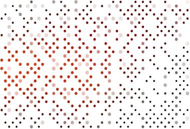 Açık Kırmızı, daireli sarı vektör şablonu.