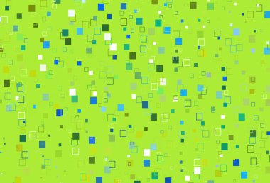 Açık Mavi, kare biçimli sarı vektör şablonu.