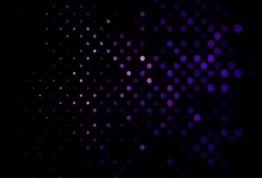 Disklerle koyu mor vektör dokusu.