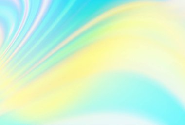 Açık Yeşil, sıvı şekilli sarı vektör şablonu.