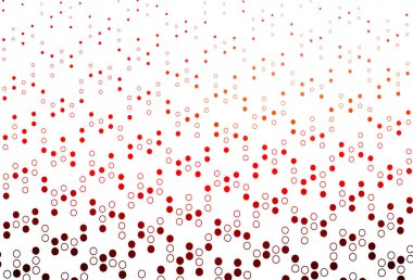 Dairesel şekilli açık kırmızı vektör düzeni.