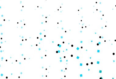 Çemberli çokgen biçiminde hafif BLUE vektör kapağı.