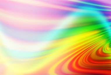 Işık Çokrenkli, lamba şekilli Gökkuşağı vektör arkaplanı.