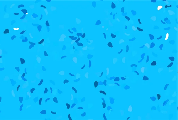 Modèle Vectoriel Bleu Clair Avec Des Formes Chaotiques — Image vectorielle