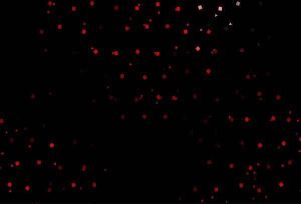 Темно Красный Векторный Чехол Многоугольном Стиле Кругами — стоковый вектор