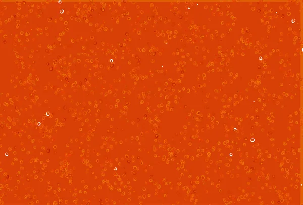 Modèle Vectoriel Orange Clair Avec Cercles — Image vectorielle