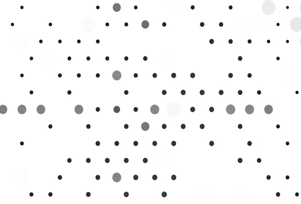 Modèle Vectoriel Noir Clair Avec Cercles Bulles Floues Sur Fond — Image vectorielle