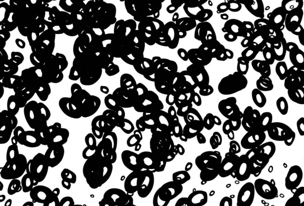 Черно Белый Векторный Рисунок Сферами — стоковый вектор