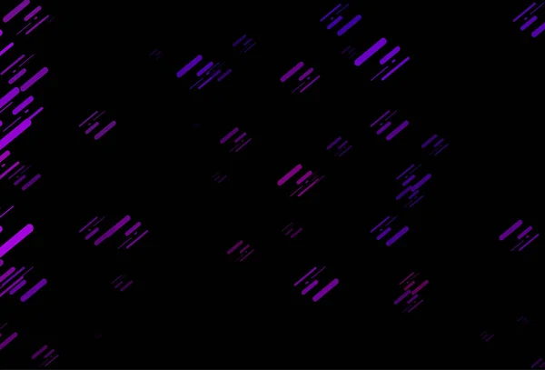 Dark Purple Vektor Hintergrund Mit Geraden Linien — Stockvektor