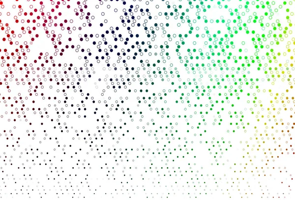 Многоцветный Радужный Векторный Фон Пузырьками — стоковый вектор