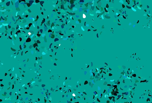 Світло Блакитний Зелений Векторний Фон Абстрактними Формами — стоковий вектор